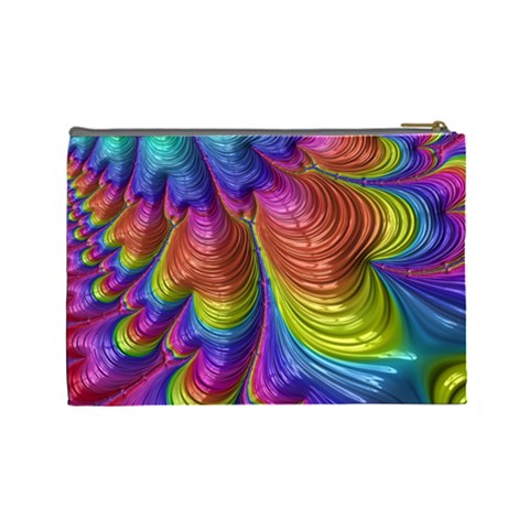 Radiant Sunday Neon Cosmetic Bag (Large) from ArtsNow.com Back