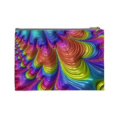 Radiant Sunday Neon Cosmetic Bag (Large) from ArtsNow.com Back