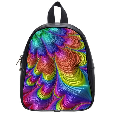 Radiant Sunday Neon School Bag (Small) from ArtsNow.com Front