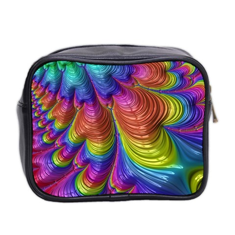 Radiant Sunday Neon Mini Travel Toiletry Bag (Two Sides) from ArtsNow.com Back