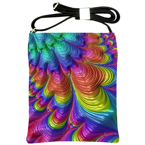 Radiant Sunday Neon Shoulder Sling Bag from ArtsNow.com Front