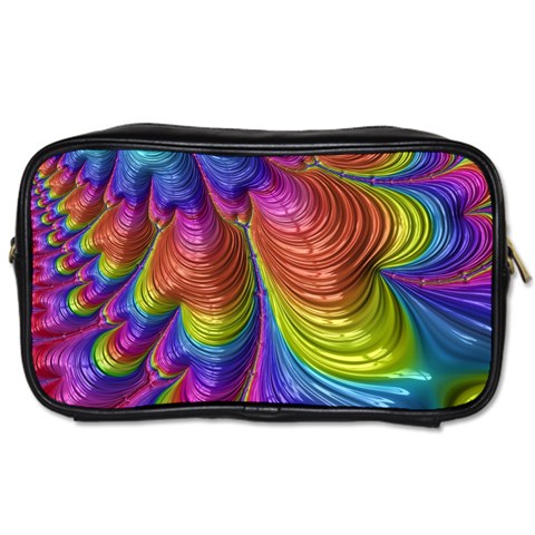 Radiant Sunday Neon Travel Toiletry Bag (One Side) from ArtsNow.com Front