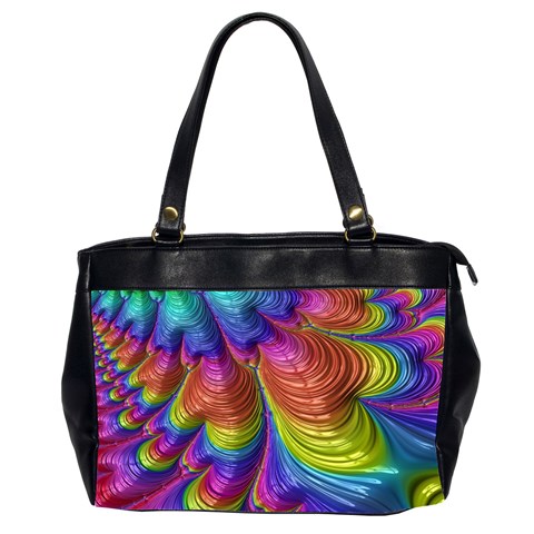 Radiant Sunday Neon Oversize Office Handbag (Two Sides) from ArtsNow.com Front