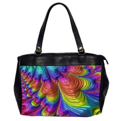 Radiant Sunday Neon Oversize Office Handbag (Two Sides) from ArtsNow.com Front