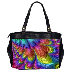 Radiant Sunday Neon Oversize Office Handbag (Two Sides) from ArtsNow.com Back