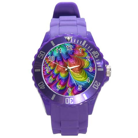 Radiant Sunday Neon Plastic Sport Watch (Large) from ArtsNow.com Front