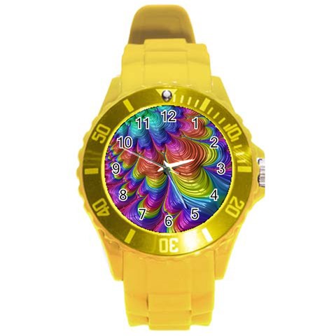 Radiant Sunday Neon Plastic Sport Watch (Large) from ArtsNow.com Front