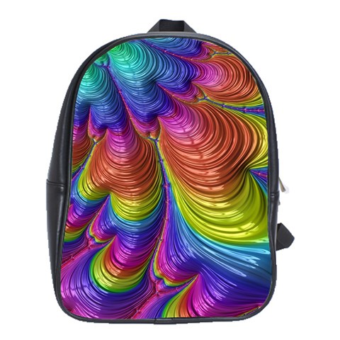 Radiant Sunday Neon School Bag (XL) from ArtsNow.com Front