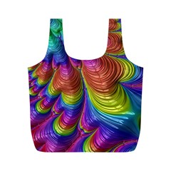 Radiant Sunday Neon Reusable Bag (M) from ArtsNow.com Front