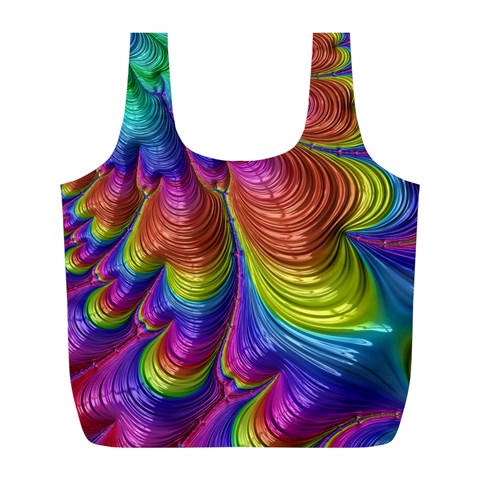 Radiant Sunday Neon Reusable Bag (L) from ArtsNow.com Back