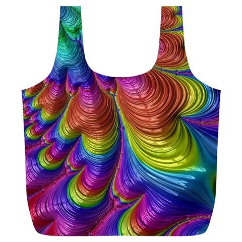 Radiant Sunday Neon Reusable Bag (XL) from ArtsNow.com Front