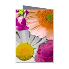 Lovely Flowers,purple Mini Greeting Card (8 Pack) from ArtsNow.com Left