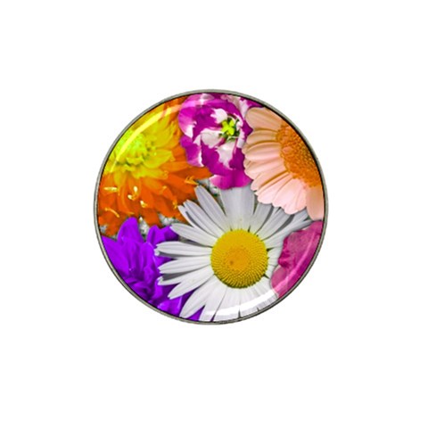 Lovely Flowers,purple Golf Ball Marker (for Hat Clip) from ArtsNow.com Front