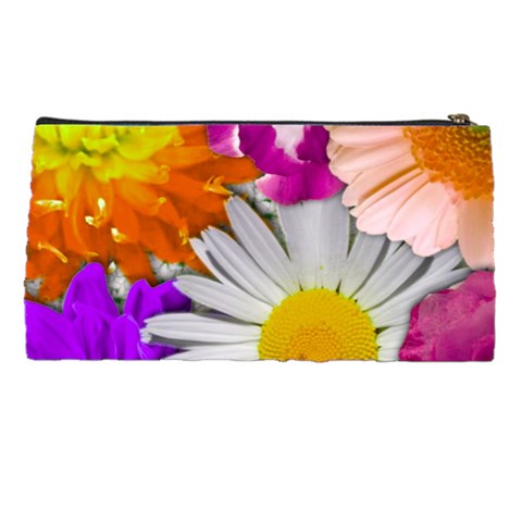 Lovely Flowers,purple Pencil Case from ArtsNow.com Back