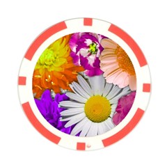 Lovely Flowers,purple Poker Chip (10 Pack) from ArtsNow.com Back