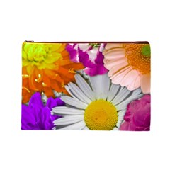 Lovely Flowers,purple Cosmetic Bag (Large) from ArtsNow.com Front