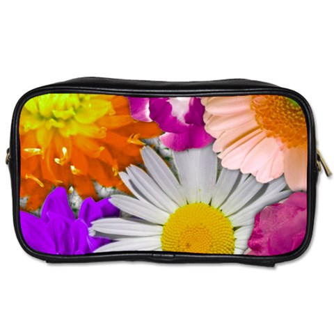 Lovely Flowers,purple Travel Toiletry Bag (One Side) from ArtsNow.com Front