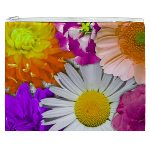 Lovely Flowers,purple Cosmetic Bag (XXXL) from ArtsNow.com Front