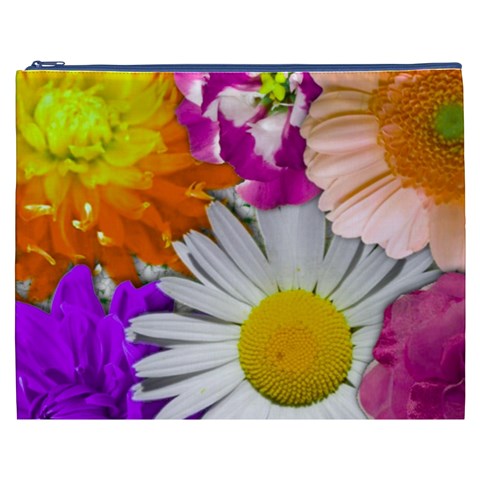 Lovely Flowers,purple Cosmetic Bag (XXXL) from ArtsNow.com Front