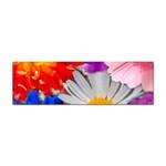 Lovely Flowers, Blue Bumper Sticker 100 Pack