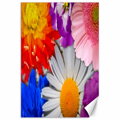 Lovely Flowers, Blue Canvas 20  x 30  (Unframed) from ArtsNow.com 19.62 x28.9  Canvas - 1