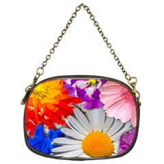 Lovely Flowers, Blue Chain Purse (Two Sided)  from ArtsNow.com Front