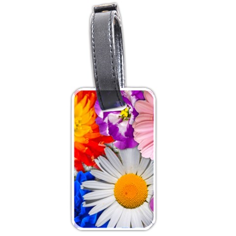 Lovely Flowers, Blue Luggage Tag (One Side) from ArtsNow.com Front