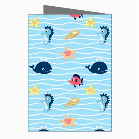 Fun Fish of the Ocean Greeting Card (8 Pack) from ArtsNow.com Right