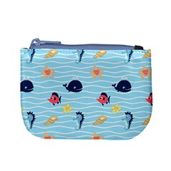 Fun Fish of the Ocean Coin Change Purse from ArtsNow.com Front