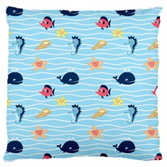 Fun Fish of the Ocean Large Cushion Case (Two Sided)  from ArtsNow.com Front