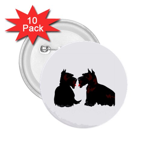 Scottish Terriers 2.25  Button (10 pack) from ArtsNow.com Front