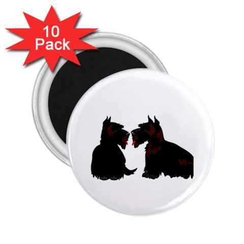 Scottish Terriers 2.25  Magnet (10 pack) from ArtsNow.com Front