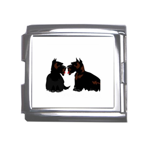 Scottish Terriers Mega Link Italian Charm (18mm) from ArtsNow.com Front