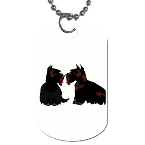 Scottish Terriers Dog Tag (One Side) from ArtsNow.com Front