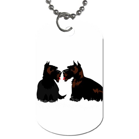 Scottish Terriers Dog Tag (Two Sides) from ArtsNow.com Front