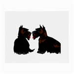 Scottish Terriers Glasses Cloth