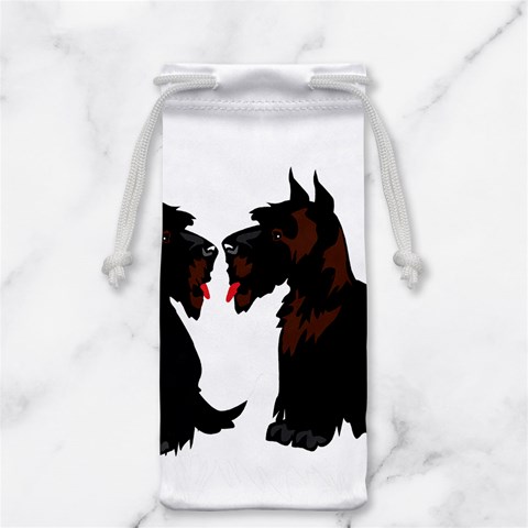 Scottish Terriers Jewelry Bag from ArtsNow.com Back