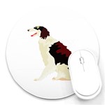 Afghan Hound Round Mousepad