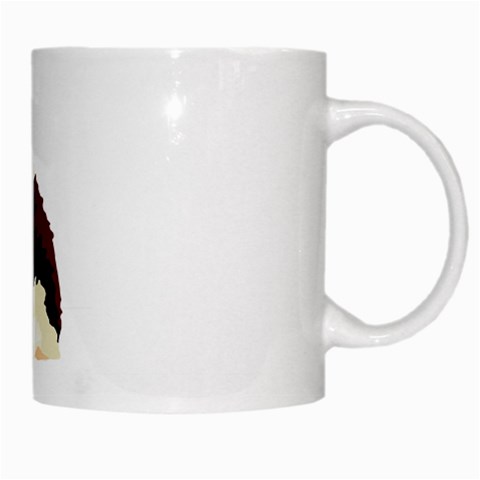 Afghan Hound White Mug from ArtsNow.com Right