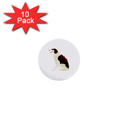 Afghan Hound 1  Mini Button (10 pack)  from ArtsNow.com Front