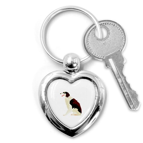 Afghan Hound Key Chain (Heart) from ArtsNow.com Front