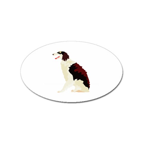 Afghan Hound Sticker Oval (100 pack) from ArtsNow.com Front