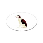 Afghan Hound Sticker Oval (100 pack)