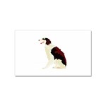 Afghan Hound Sticker Rectangular (100 pack)