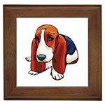 Basset Hound Framed Tile