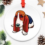 Basset Hound Ornament (Round)