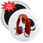 Basset Hound 3  Magnet (100 pack)