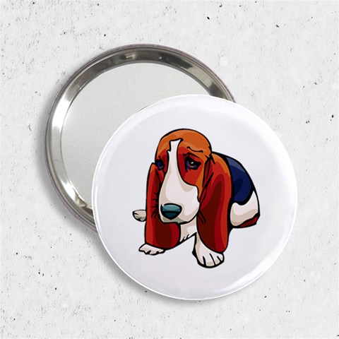 Basset Hound 2.25  Handbag Mirror from ArtsNow.com Front