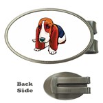 Basset Hound Money Clip (Oval)