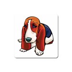 Basset Hound Magnet (Square)